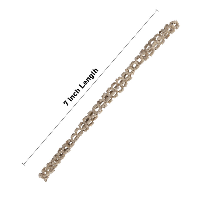 Tulasi Mala - 7 Inches | Kanthi Mala / Thulsi Mala / Thulasi Malai For Meditation - Tulsi Mala, Pendant, Bracelet