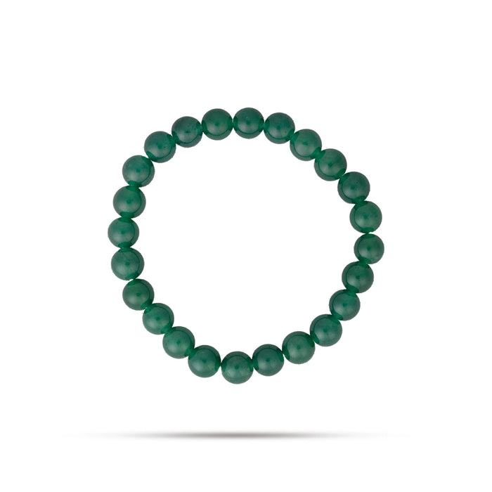 Jade Bracelet - 2.5 inches | Semi Precious Bracelet / Beaded Bracelet for Men & Women - Bracelet