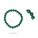 Jade Bracelet - 2.5 inches | Semi Precious Bracelet / Beaded Bracelet for Men & Women - Bracelet