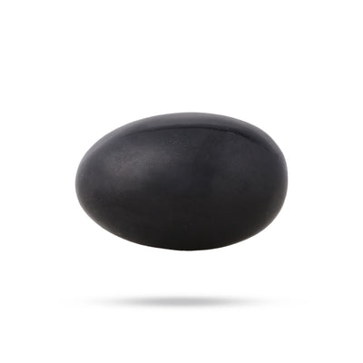 Black Banalingam - 2.5 x 1.5 inches | Stone idol / Shivaling/ Banalinga Murti / Precious stone Banaling For Pooja