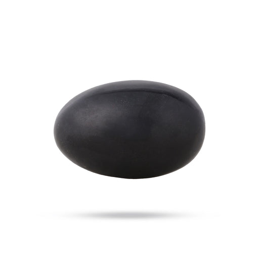 Black Banalingam - 2.5 x 1.5 inches | Stone idol / Shivaling/ Banalinga Murti / Precious stone Banaling For Pooja - Sphatik & Semi Precious Stone Murties