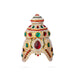 Stone Kireetam - 5 x 2.5 Inches | Half Crown/ Kiritam/ Mukut for Deity - Head & Face Accessories