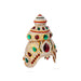 Stone Kireetam - 5 x 2.5 Inches | Half Crown/ Kiritam/ Mukut for Deity - Head & Face Accessories