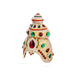 Stone Kireetam - 5 x 2.5 Inches | Half Crown/ Kiritam/ Mukut for Deity - Head & Face Accessories