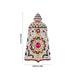 Full Stone Crown - 6.5 X 3.25 Inches | Multicolour Stone Kireedam/ Kiridam/ Mukut For Deity Decor - Head & Face Accessories