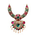 Stone Kabai Necklace - 9 Inches | Multicolour Stone Jewellery / Stone Necklace for Deity - Neck & Body Accessories
