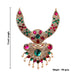 Stone Kabai Necklace - 9 Inches | Multicolour Stone Jewellery / Stone Necklace for Deity - Neck & Body Accessories