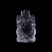 Sphatik Ganesh Murti - 1.25 x 0.75 Inches | Sphatik Ganpati Murti/ Spatik Vinayaka Statue for Pooja - Sphatik & Semi Precious Stone Murties