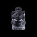 Sphatik Ganesh Murti - 1.25 x 0.75 Inches | Sphatik Ganpati Murti/ Spatik Vinayaka Statue for Pooja - Sphatik & Semi Precious Stone Murties