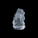 Sphatik Ganesh Murti - 2.75 x 1.5 Inches | Ganpati Murti/ Vinayaka Statue for Worship - Sphatik & Semi Precious Stone Murties