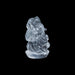 Sphatik Ganesh Murti - 2.75 x 1.5 Inches | Ganpati Murti/ Vinayaka Statue for Worship - Sphatik & Semi Precious Stone Murties