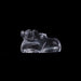 Sphatik Nandi Statue - 0.75 x 1 Inch | Spatika Nandhi Statue/ Crystal Nandi Murti for Worship - Sphatik & Semi Precious Stone Murties