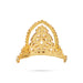 Half Stone Crown - 1.5 x 1.5 Inches | Kireedam/ Mukut/ Kiridam for Deity Decor - Head & Face Accessories