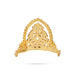 Half Stone Crown - 1.5 x 1.5 Inches | Kireedam/ Mukut/ Kiridam for Deity Decor - Head & Face Accessories