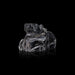 Sphatik Nandi Statue - 0.75 x 1.25 Inches | Spatika Nandi Idol/ Sphatik Nandi Murti for Pooja - Sphatik & Semi Precious Stone Murties