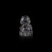 Sphatik Nandi Statue - 0.75 x 1.25 Inches | Spatika Nandi Idol/ Sphatik Nandi Murti for Pooja - Sphatik & Semi Precious Stone Murties