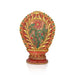Ayyappan Sitting on Base Murti - 16 x 11 Inches | Rose Quartz Ayyappa Idol/ Iyyapan Statue For Pooja - Sphatik & Semi Precious Stone Murties