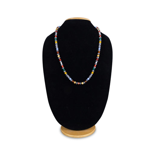 Navaratna Mala - 17.5 Inches | 108 Beads/ Crystal Mala/ Navarathna Mala for Men & Women - Navaratna Mala, Pendant, Bracelet