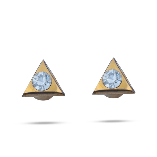 Stone Earring Set | Stud Earring/ Stone Karnapathiram for Deity Decor - Head & Face Accessories