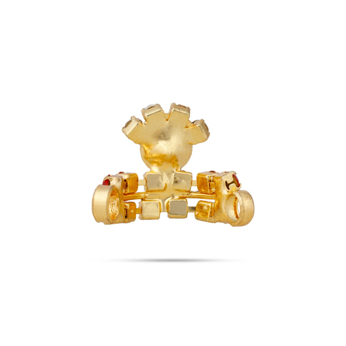 Mukut - 0.5 x 0.75 Inches | Stone Kiritam/ God Crown/ Kireedam For Deity Decor