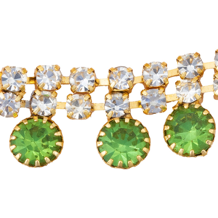 Stone Kolusu - 1 Inches | Stone Anklet for Deity Idol/ Decorative God Kolusu for Pooja Idol Alankaram