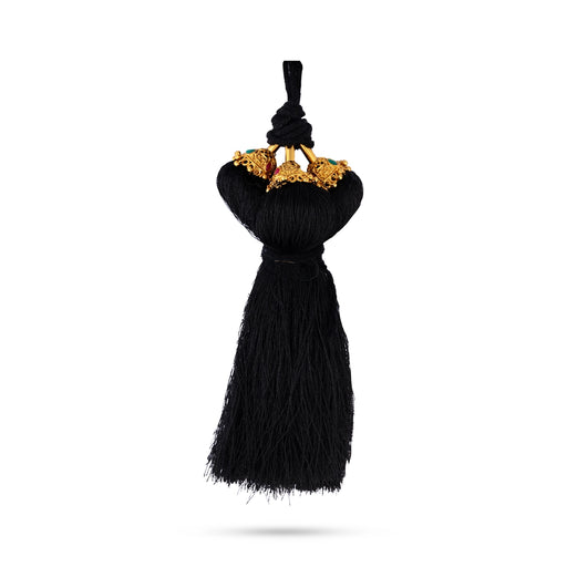 Hair Kunjalam - 5.5 Inches | Kuchi / Jada Kuppulu / Bridal Hair Accessory / Jewellery For Dance & Hair Decor - Ethnic Wear Accessories