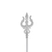 Shivan Soolam - 10.25 Inches | Metal Astras / Stone Trishul / Durga Maa Soolam / Trishul for Pooja - Deity Accessories