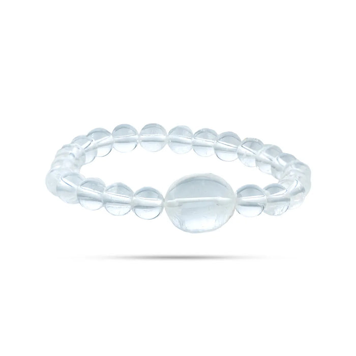 Spatik Bracelet - 2.5 inches |Sphatika Stone Hand Band for Cooling Effect/ beaded bracelet for men & women - Bracelet