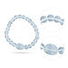Spatik Bracelet - 2.5 inches |Sphatika Stone Hand Band for Cooling Effect/ beaded bracelet for men & women - Bracelet