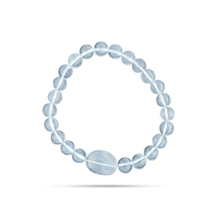 Spatik Bracelet - 2.5 inches |Sphatika Stone Hand Band for Cooling Effect/ beaded bracelet for men & women - Bracelet