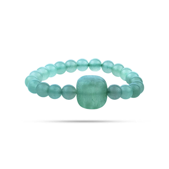 Green Aventurine Bracelet - 2.5 inches| semi precious Bracelet/ Beaded Bracelet for Men & Women - Bracelet