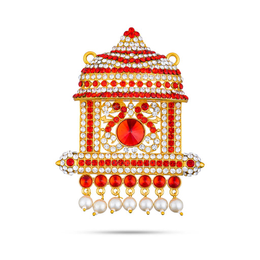 Stone Pendant - 3.5 x 2.5 Inches | Stone Locket/ Stone Dollar for Women/ Assorted Colour - Neck & Body Accessories