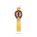 Stone Nagam - 2 x 0.5 Inches | Multicolour Stone Snake Statue / Naag Devta For Deity Accessory - Deity Accessories