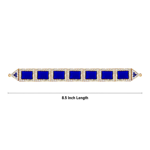 Stone Hip Belt - 8.5 x 1 Inches | Waist Belt/ Stone Jewellery/ Stone Belt for Deity - Waist & Leg Accessories