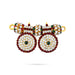 Mangalsutra - 1.5 x 3 Inches | Multi Colour Stone Thali/ Mangalyam Thali/ Thirumangalyam for Deity - Neck & Body Accessories