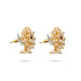 Earring Pair | Gold Polish Studs/ Pearl Ear Ring/ Artificial Jewellery/ Earrings for Women - Ethnic Wear Accessories