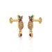 Earrings | Stone Stud Earrings /Stone Ear Studs / Daily wear Kammal / Stone Jewellery for Women - Ethnic Wear Accessories