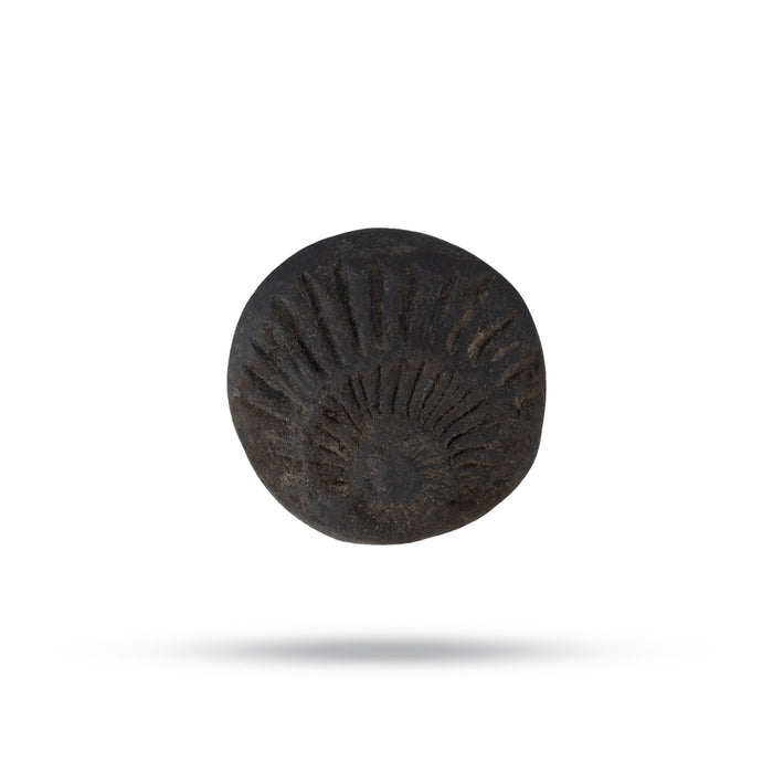 Salagrama Sudarsanar Murti- 1 Inches | Saligram Murti/ Shaligram Stone For Divine Protection And Positive Energy - Saligrama Stones & Murties