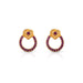 Earrings | Stone Stud Earrings /Stone Ear Studs / Daily wear Kammal / Stone Jewellery for Women - Ethnic Wear Accessories