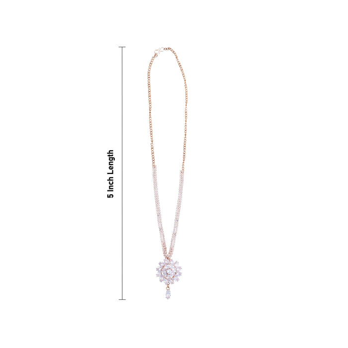 Stone Necklace With Earring Set- 5 Inches | Stone Jewellery & Earring/ Artificial Jewelry For Traditional Wear - Ethnic Wear Accessories