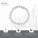 Spatik Bracelet - 3 Inches | Crystal Sphatik Bracelet/ Sphatik Stone Hand Band for Cooling Effect - Sphatik Mala, Pendant, Bracelet