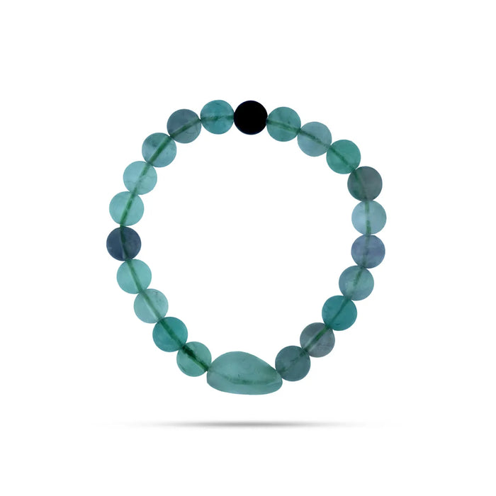 Multi Flourite Bracelet - 2.5 inches| Semi precious Bracelet/ Beaded Bracelet for Men & Women - Bracelet