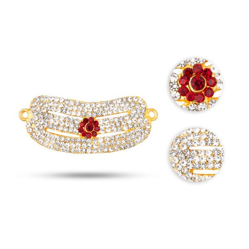 Vibuthi Pattai  - 1 x 2.5 Inches |  Vibhuti Stone/ Shiva Vibuthi/ Tripundra Tilak for Deity - Head & Face Accessories