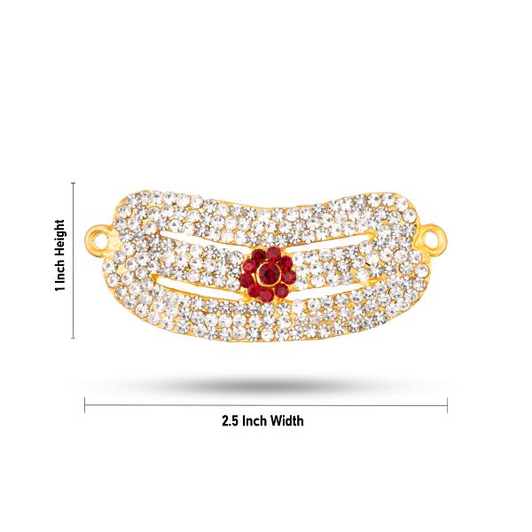 Vibuthi Pattai  - 1 x 2.5 Inches |  Vibhuti Stone/ Shiva Vibuthi/ Tripundra Tilak for Deity - Head & Face Accessories