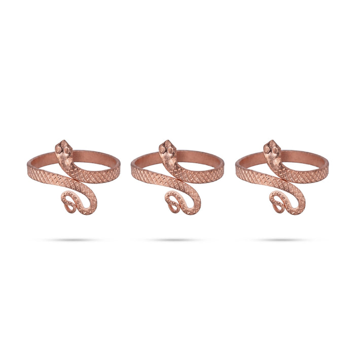 Finger Ring Set Inch Pcs/ Nag Design Copper Ring/ Artificial Jewellery for Men Women