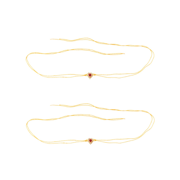 Wedding Bashing Pair - 1.25 x 0.75 Inches | Stone Designer Mundavalya/ Mundavali for Bride And Groom - Wedding Essentials