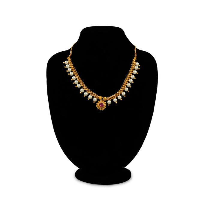 Moti Mala - 8 Inches | Fancy Mala / Artificial Jewellery For Traditional Wear