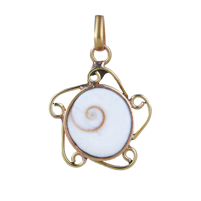 Crystal Stone Pendant  - Gomti Chakra |  Crystal Dollar/ Stone Locket for Men & Women