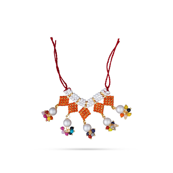 Fancy Mala - 1.5 Inches | Artificial Mala/ Decorative Necklace for Krishna, Bal Gopal & Deity Decor