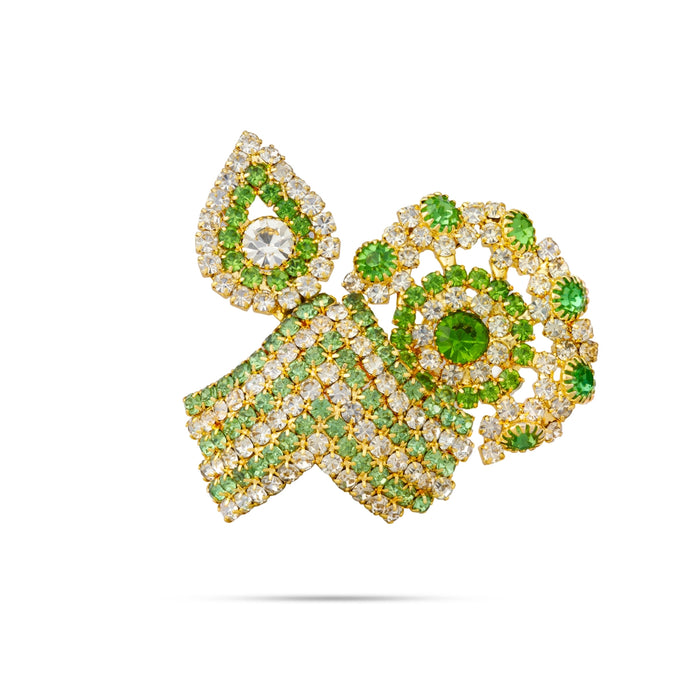 Half Crown - 4.5 x 6.5 Inches | Stone Design Turban/ Kiridam/ Mukut/ Kireedam for Deity